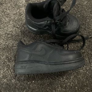 Black Air Force ones for babies